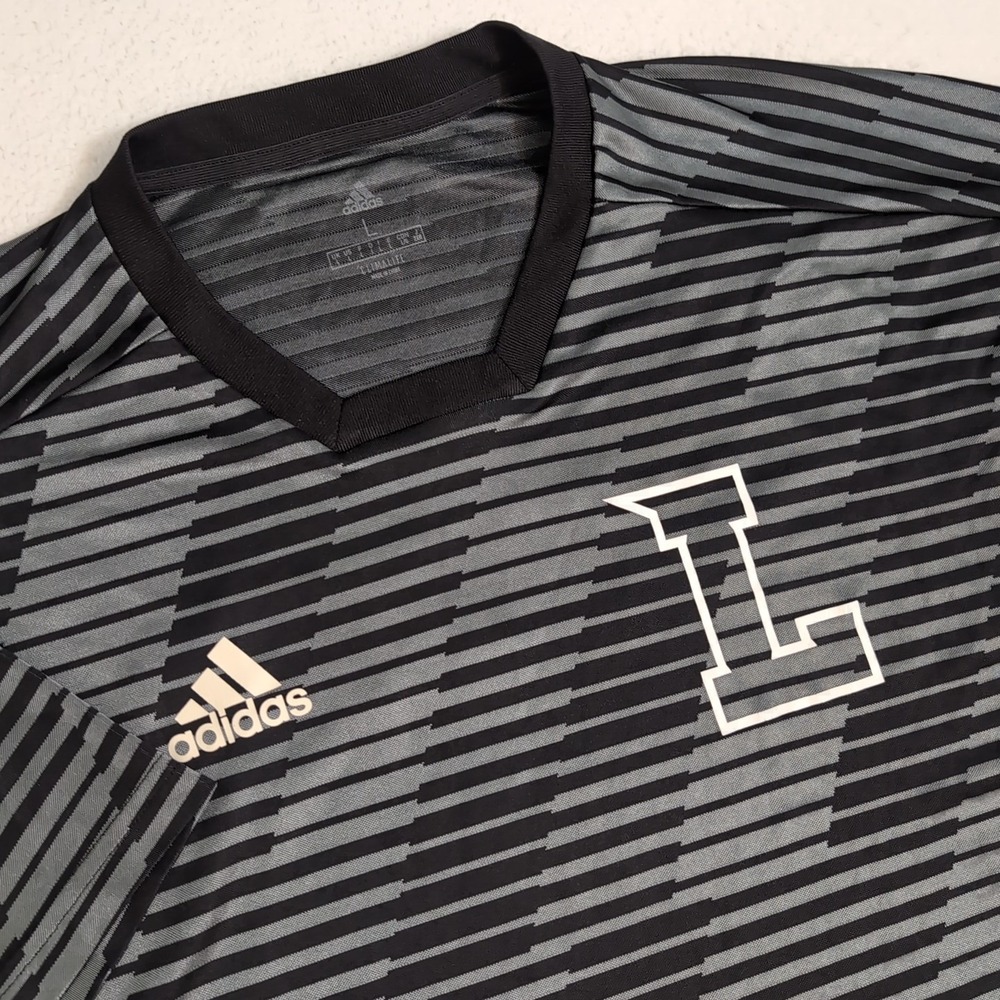 Lynchburg Adidas Soccer Jersey Shirt Mens L Black Climalite Lightweight Nylon